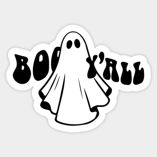 Boo Y'all  Halloween Sticker